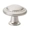 Gliderite Hardware 1-1/4 in. Satin Nickel Round Beaded Cabinet Knob, 5PK 5222-SN-5 - alternate 1